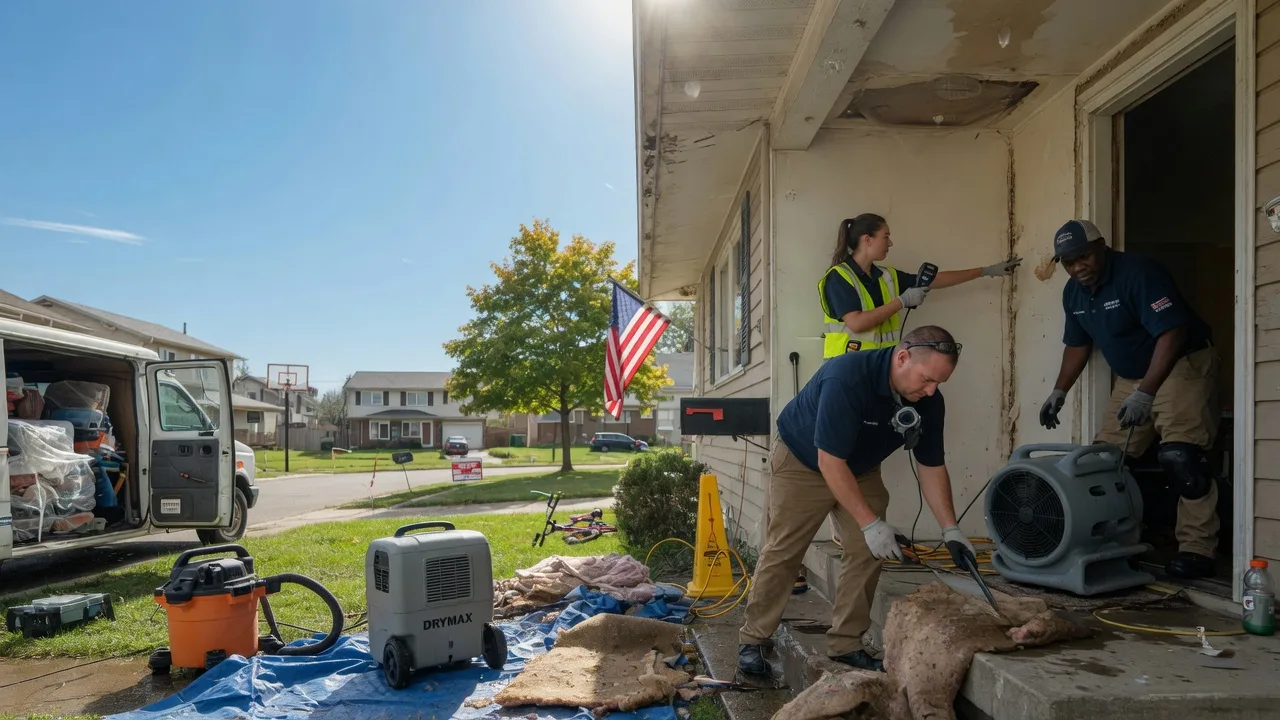 Water Damage Restoration in New Freeport, PA near me